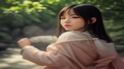 北欧极简风格欧美自拍视频画面，斯堪的纳维亚风格公寓内创作者手持咖啡杯自拍，大窗户透进柔和白光，色调冷白干净