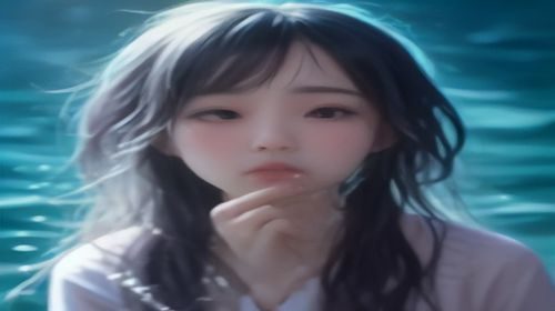 南欧地中海风格欧美自拍视频，意大利海岸边创作者在阳光下自拍，蓝白建筑背景，色彩饱和明亮，充满夏日活力