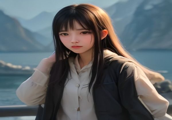 欧美旅行自拍场景，金发女生在巴黎铁塔前举起手机自拍，阳光明媚背景虚化，充满生活感与探索气息，是典型的欧美自拍视频封面风格