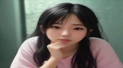 欧美vlog自拍创作者在北欧森林中拍摄日常生活视频，手持手机自拍，背景绿意盎然光线柔和